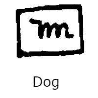rectangle, squiggle, spiral, box, table